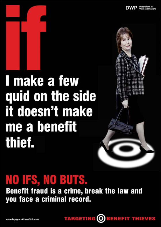 Were closing in Benefit fraud