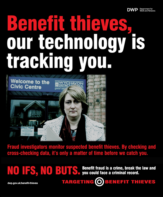 Were closing in Benefit fraud